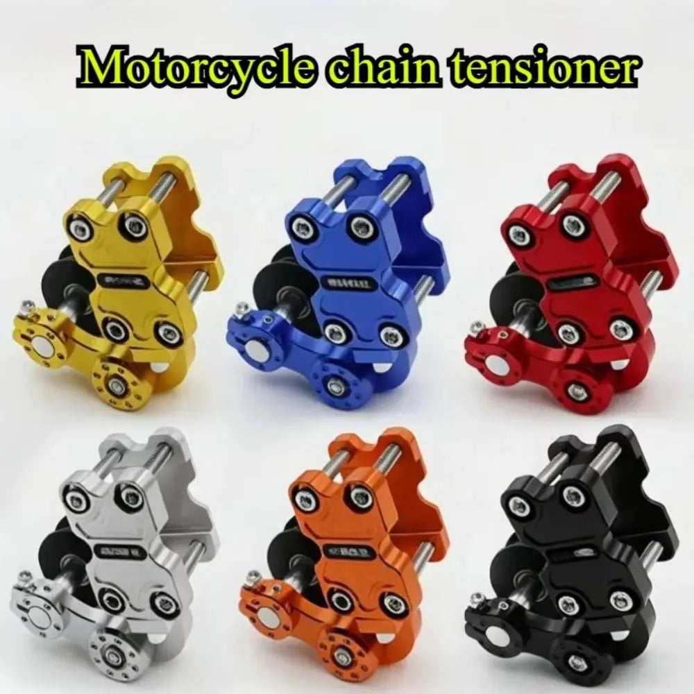 Aluminum Alloy Adjuster Chain Tensioner Roller Black Red Silver Blue Zpaxo