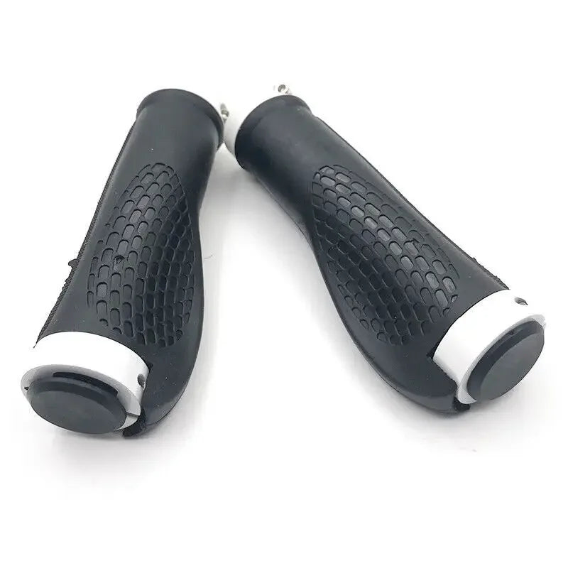 1 Pair DIY Bicycle Handles Ergonomic Handlebar Parts Non-slip Outdoor Zpaxo WHITE