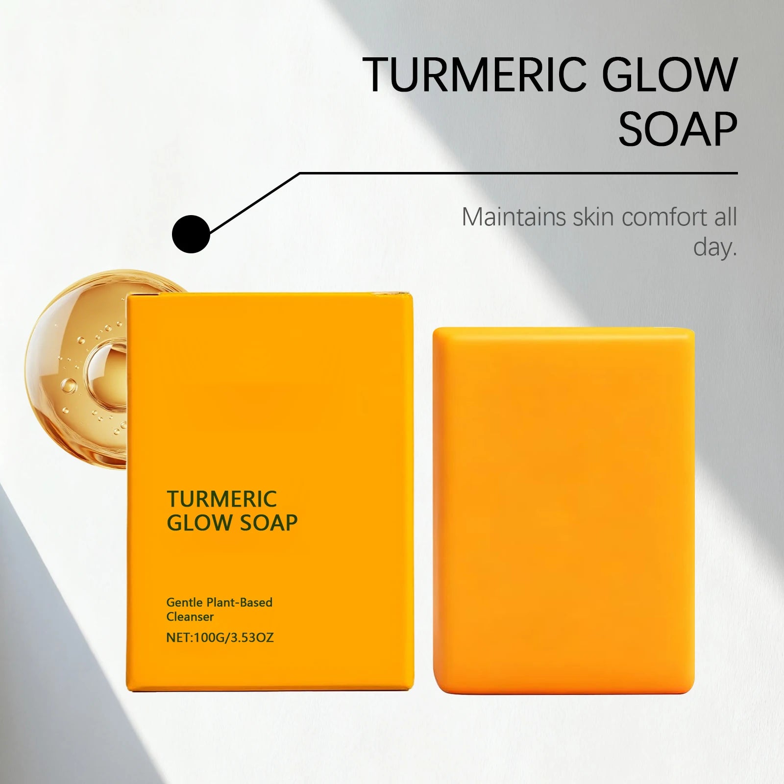 Turmeric Glow Soap – Dark Spot & Brightening Bar Brightening Bar Soap Zpaxo