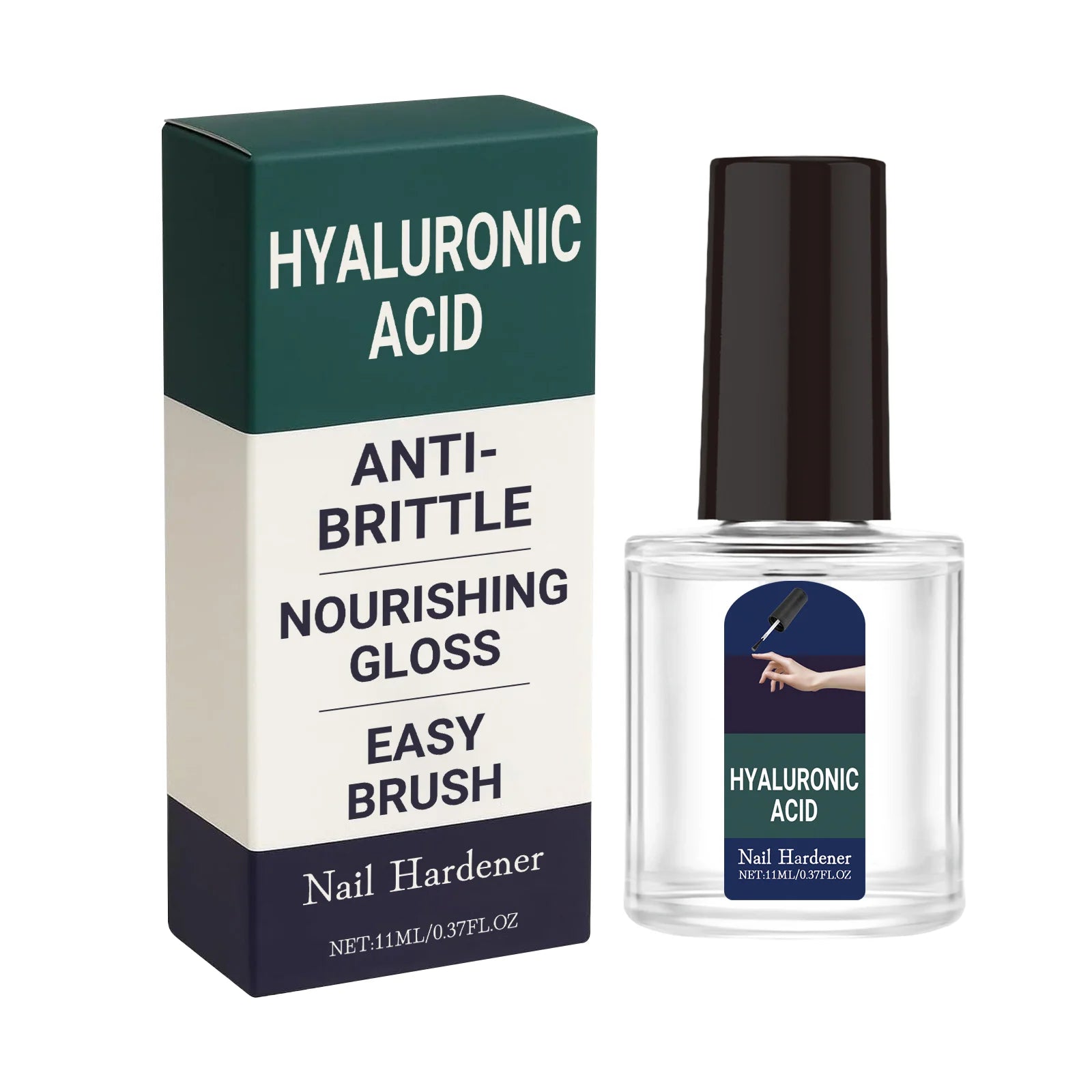 Plant-Based Nail Hardener & Strengthener Drops | 11ml Nail Treatment Drops Zpaxo 11ml Boxed