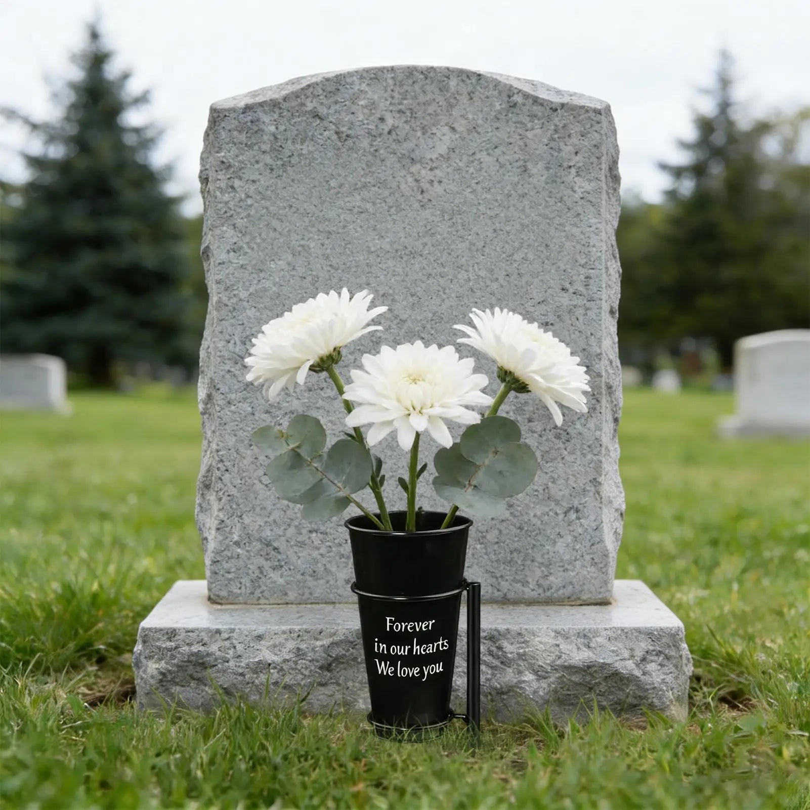 Cemetery Vases Grave Yard Decoration Supplies Flower Holder Memorial