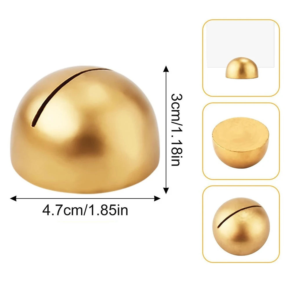 Table Number Cards Stands Gold Table Number Signs Clips Holder for Wedding Banquet Anniversary Reception Birthday Party Events Zpaxo