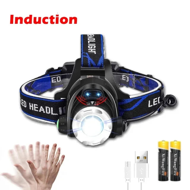 KDULIT 1000LM LED Headlamp | 18650 Rechargeable Waterproof Torch