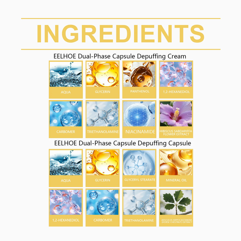 Dual Effect Capsule Care Cream Firming Moisturizer for Face and Body Winter Skincare Holiday Gift Set with Deep Hydration 50g Zpaxo