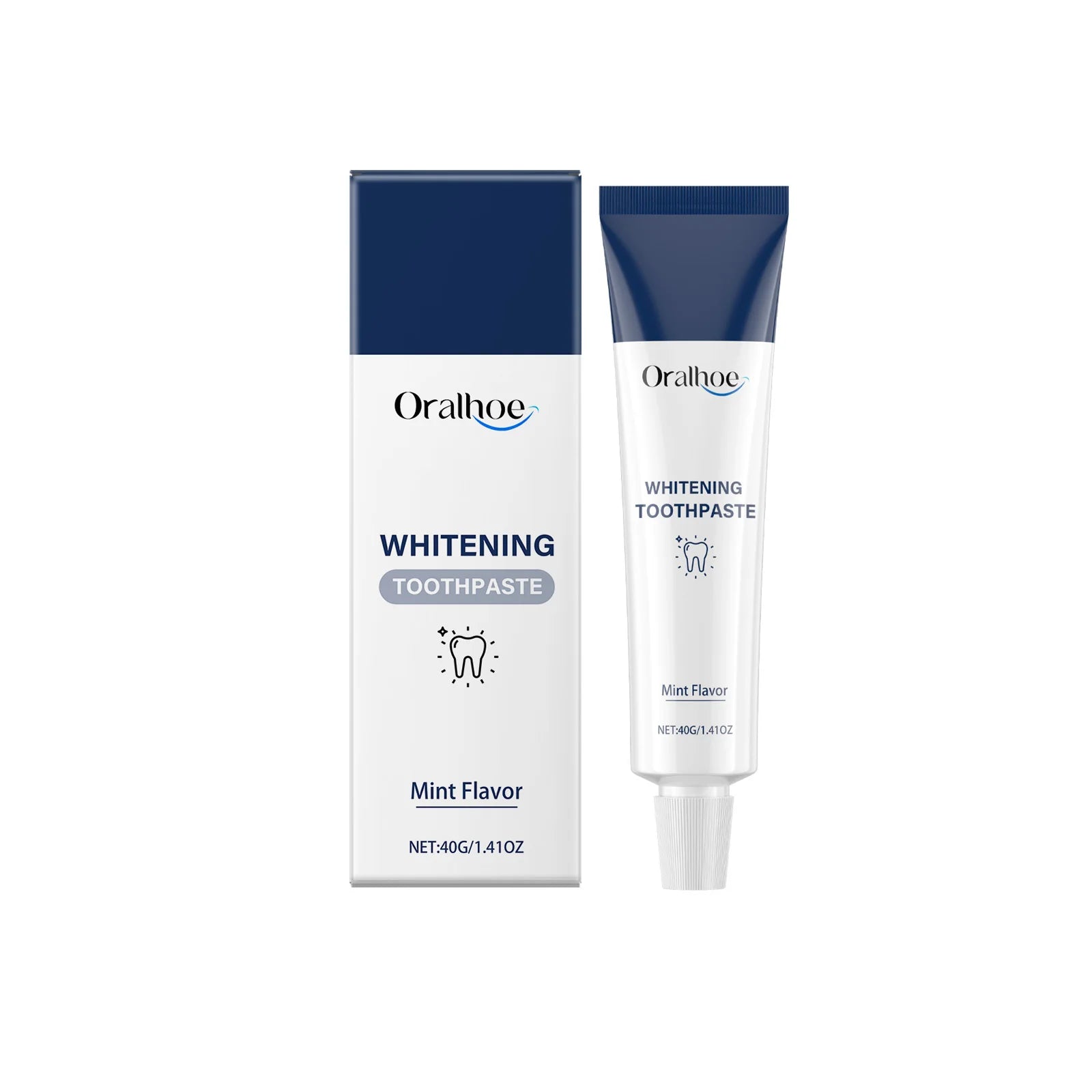 Oralhoe Whitening Toothpaste – Stain Removal & Fresh Breath Whitening Toothpaste Zpaxo 40g boxed