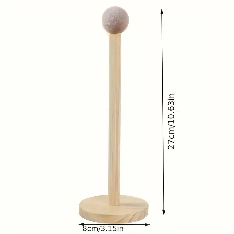 Multi-layer Solid Wood Hair Accessory Storage Rack Suitable Ties