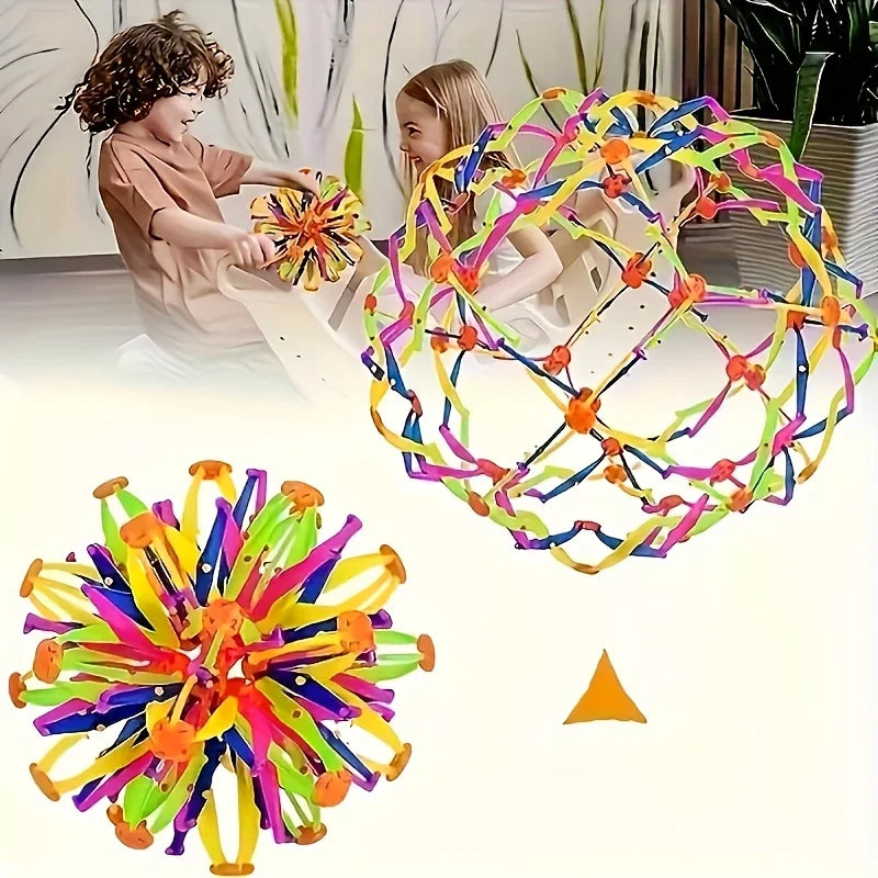 Foldable Expandable Magic Breathing Ball Toy Sensory Play Playful