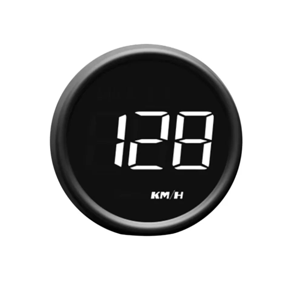 HUD Car Head Up Display Universal Plastic Digital Speedometer KMH MPH Zpaxo Black