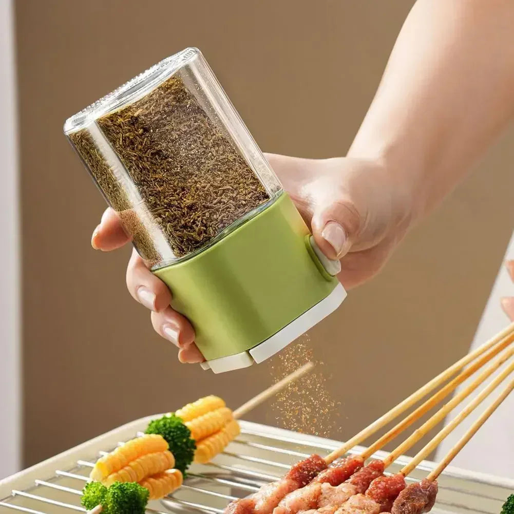 2026 New Kitchen Quantitative Salt Bottle Spice Can Pepper Chili Powder Jar Glass Seasoning Tank Sealed Moisture-proof Gadgets Zpaxo