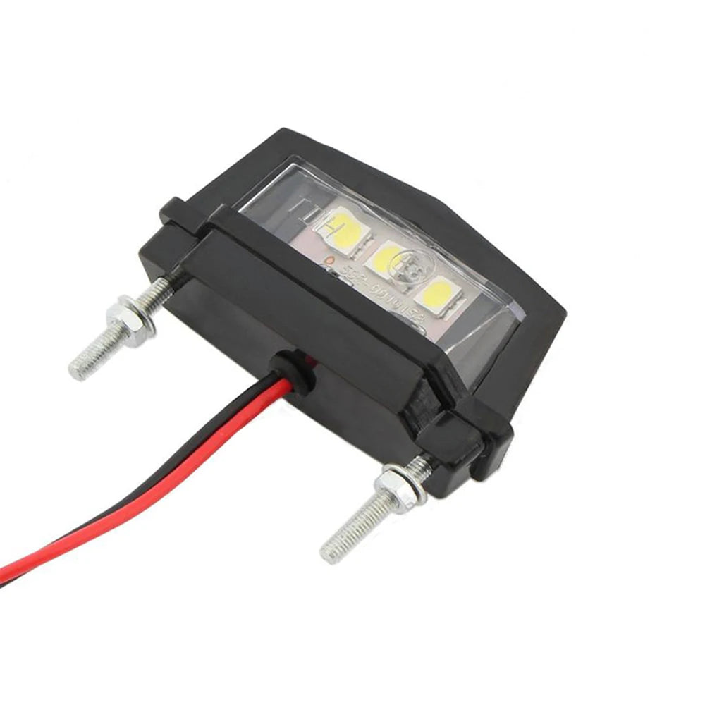 Mini Car Auto Rear Light Motorcycle LED Tail Motorbike License Plate