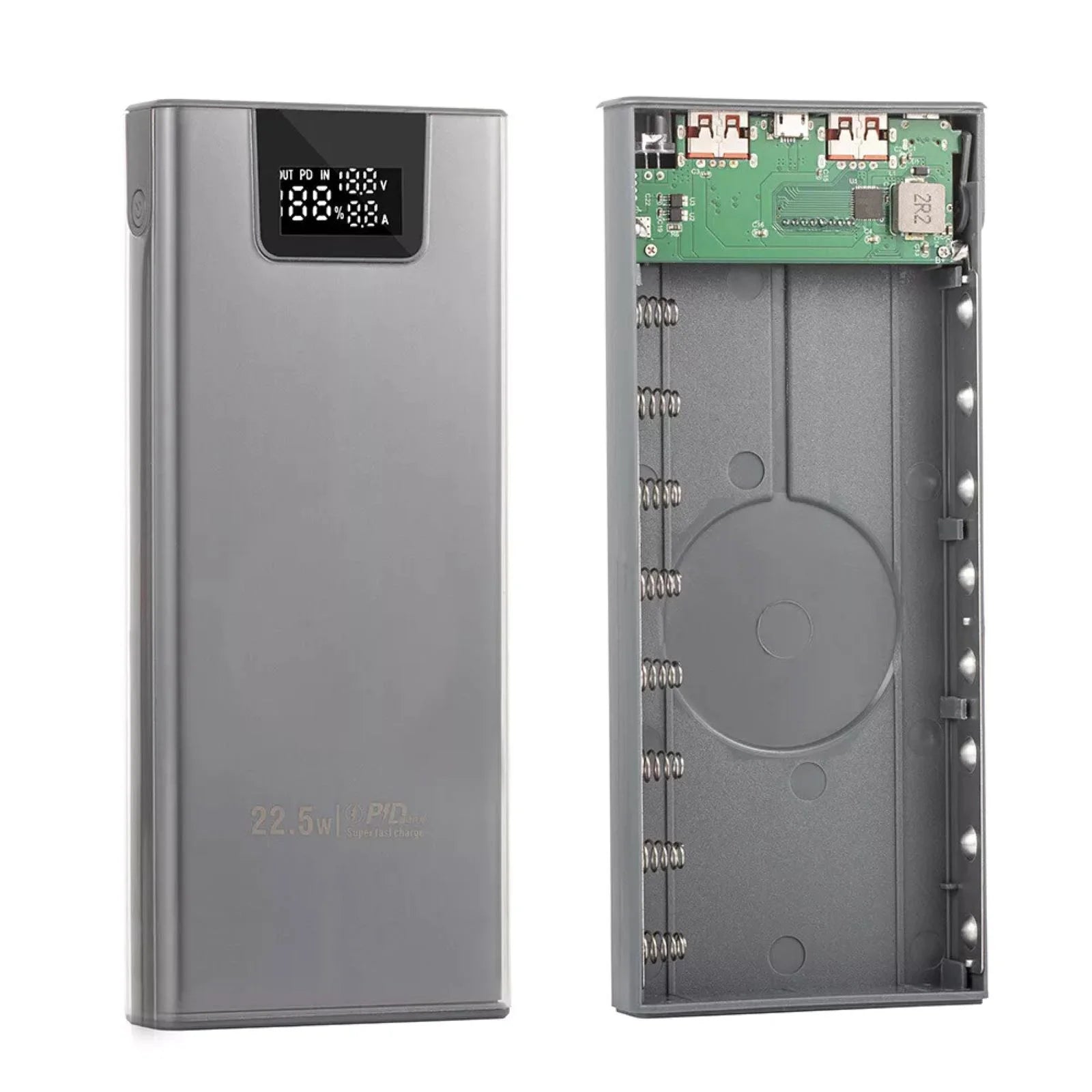 8 18650 Battery Holder Storage Box Power Bank Case 22 5W DIY