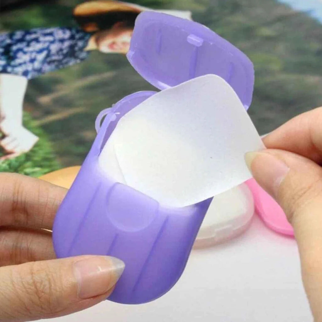 Portable Soap Sheets with Storage Box | Travel & Outdoor