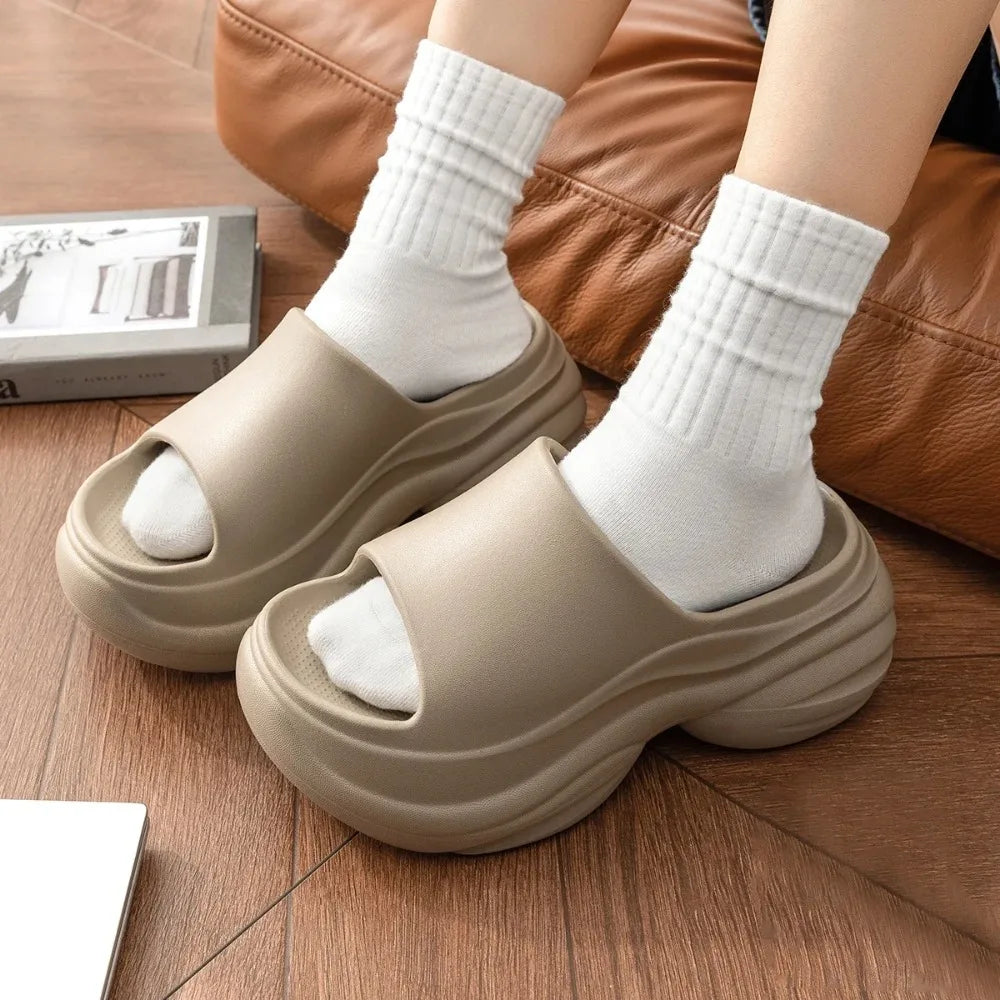 High-quality Extra-thick Casual Slippers Women Anti-slip