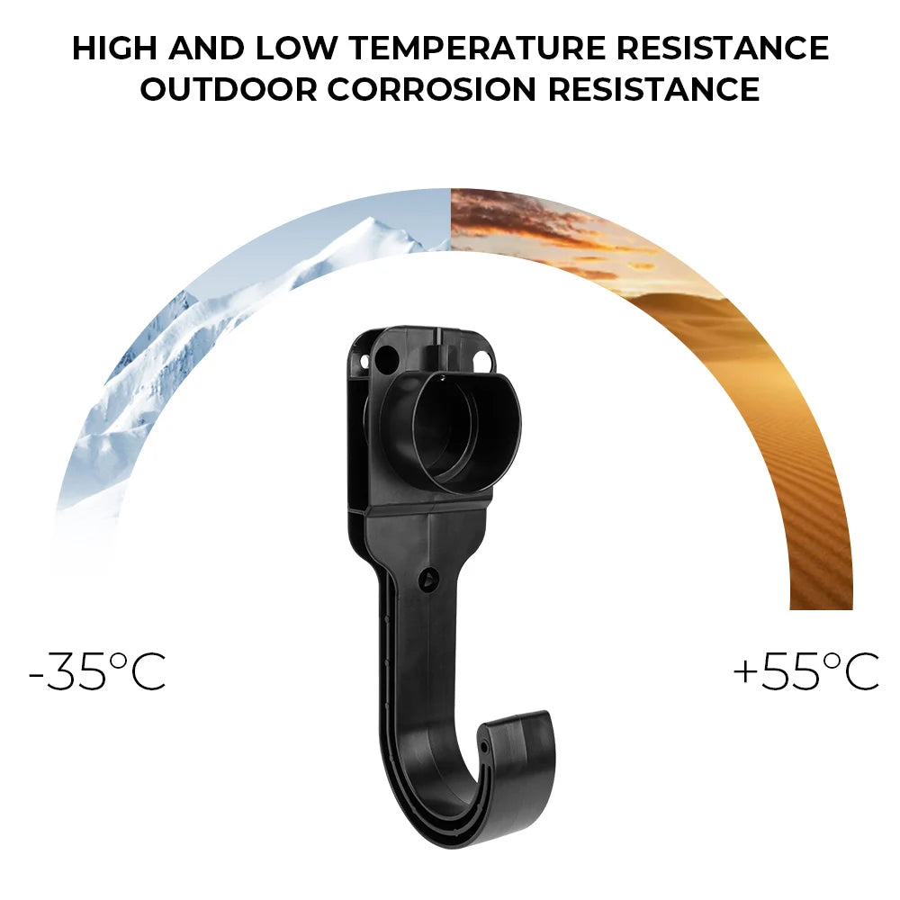 EV Charger Cable Holder Universal Electric Car Charging Wall Mount Zpaxo