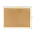 Retro Cork Board Frame Advertising Display Single-sided Photo Wall