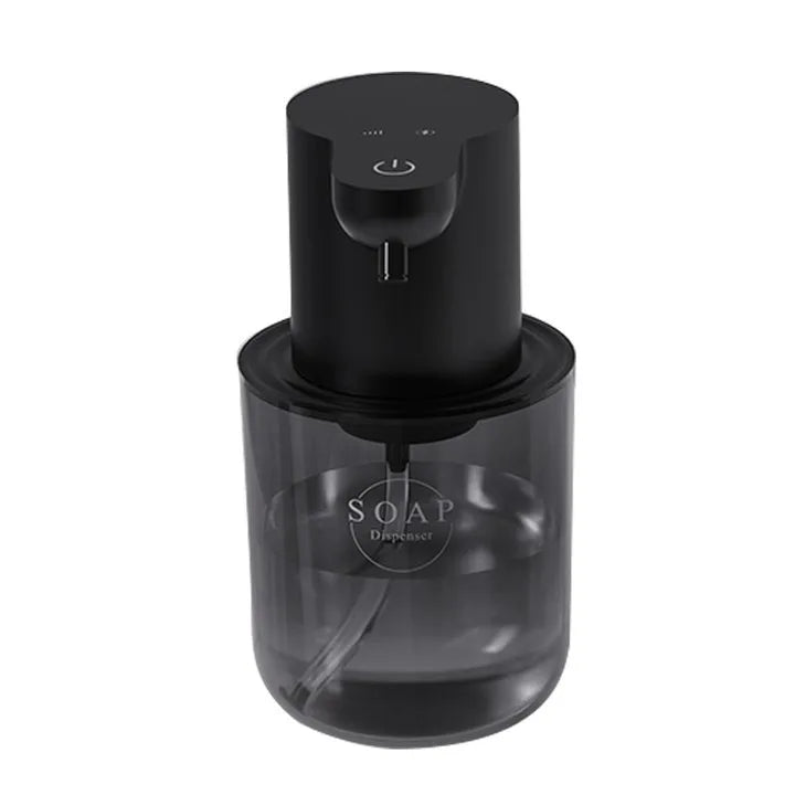 450ml Automatic Inductive Soap Dispenser USB Rechargeable Touchless Foam Soap Dispenser Smart Hand Washing Soap Dispenser Zpaxo 200852-black