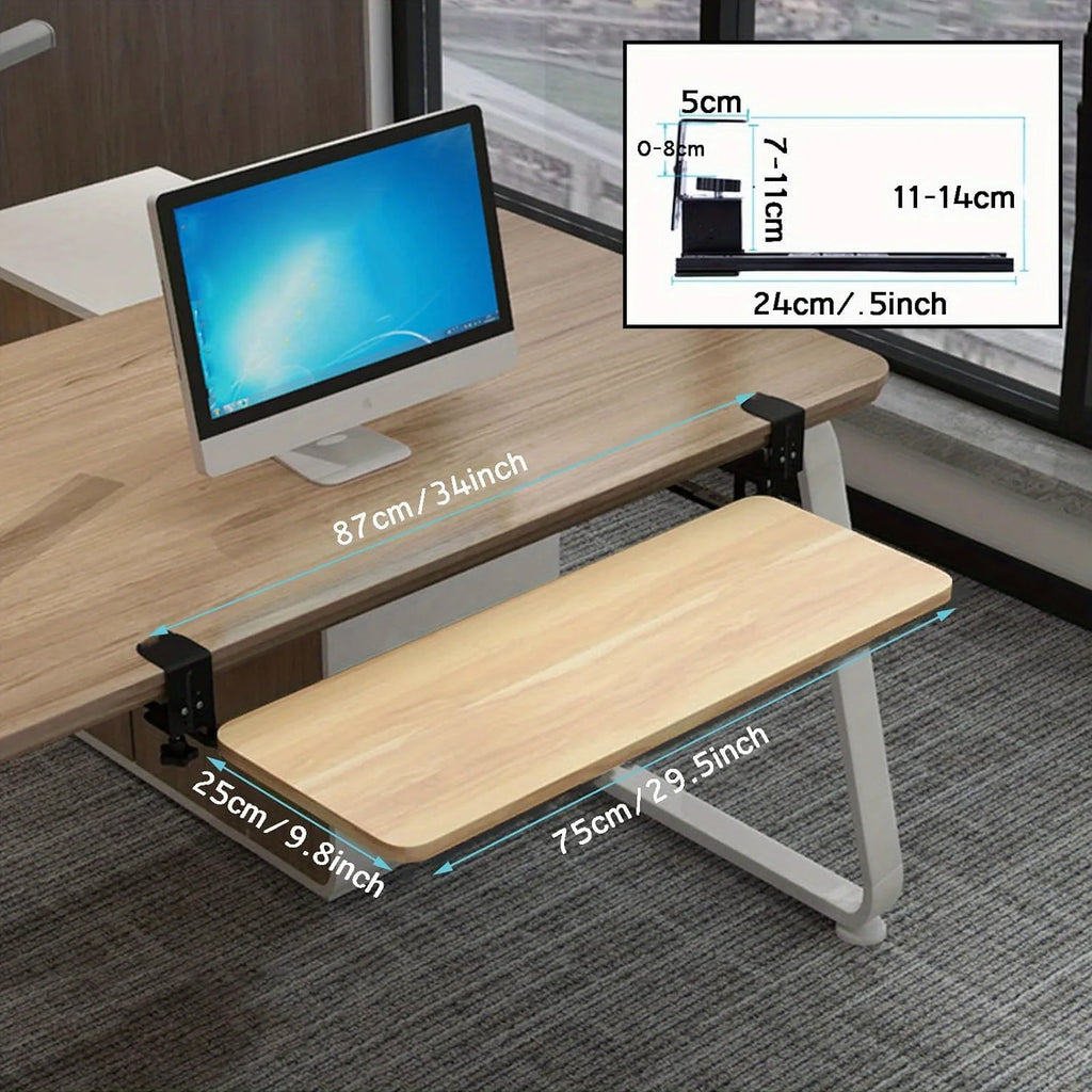 Wholesal Clamp Keyboard Tray Ergonomic Sliding Under Desk Mouse