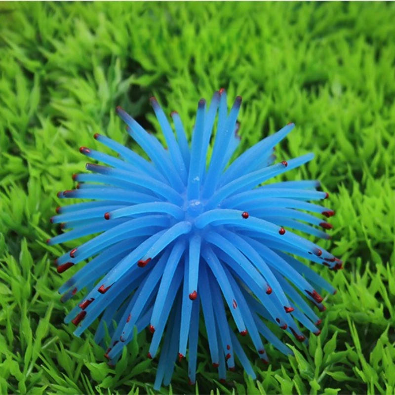 Artificial Aquatic Plant Soft Sea Urchin Coral Aquarium Fish Tank