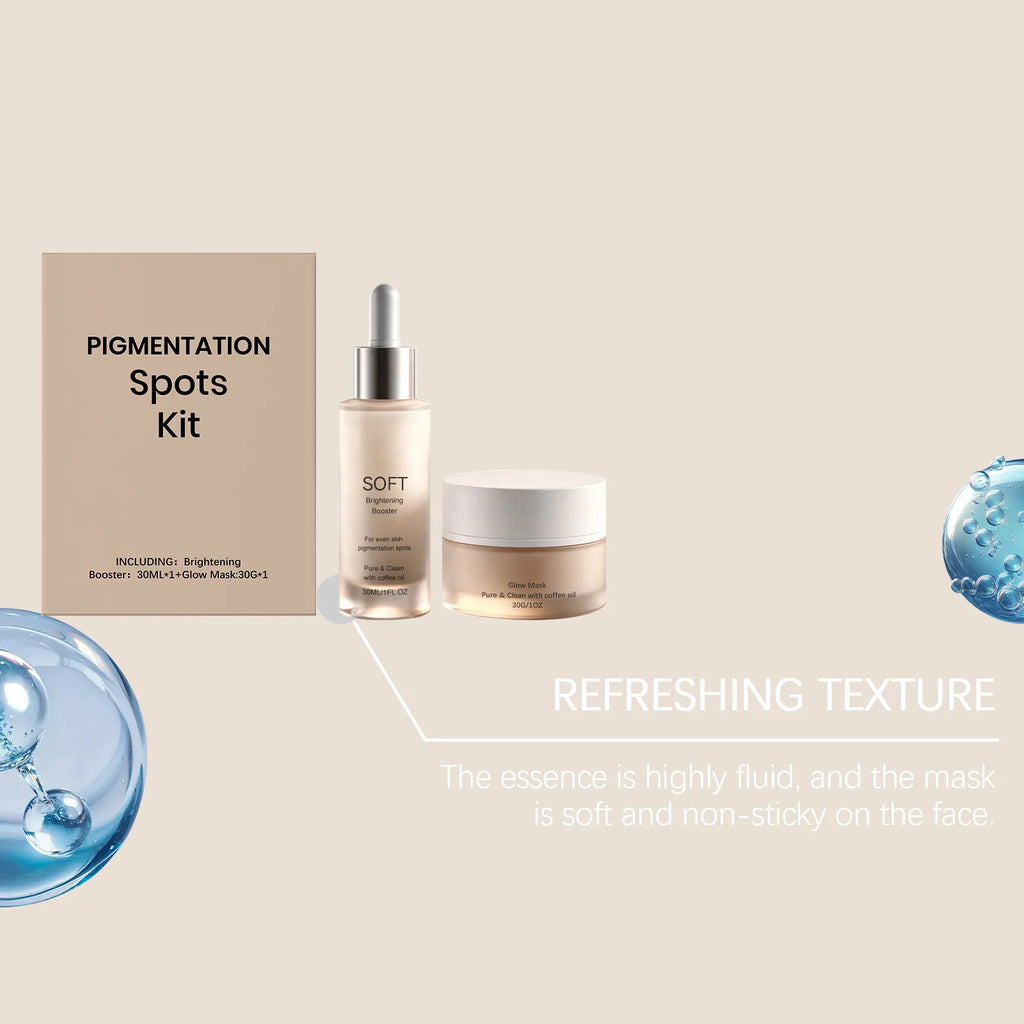 Brightening Essence Mask Set Hydrate Skin Reduce Face Pigment Dark Spot Dullness Brighten Complexion Fit All Skin Skincare Kit Zpaxo