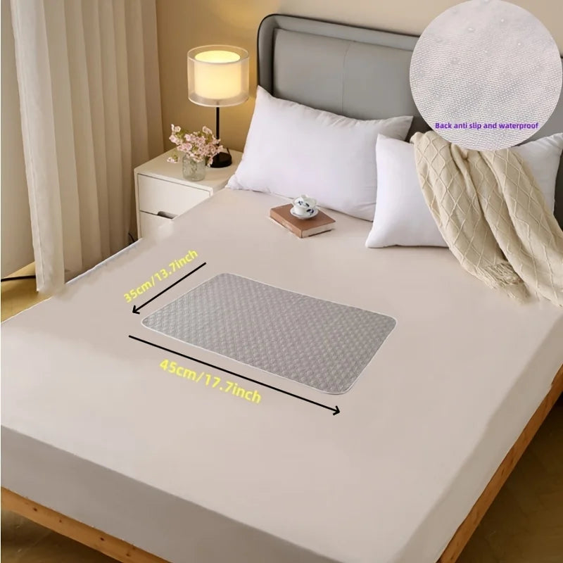 Washable Incontinence Pads for Elderly & Pets - Leak-Proof Bed Care Mats, Ideal for Menstruation & Home Use, Multiple Sizes Zpaxo c35x45cm