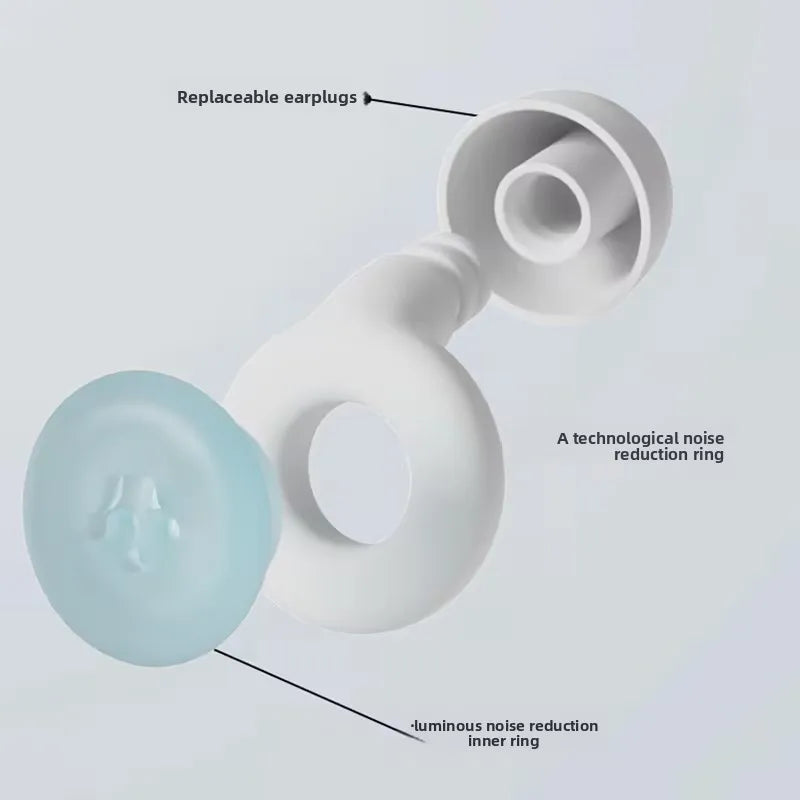 Silicone Sleep Earplugs Noise Reduction Glow-in-dark Perfect Side