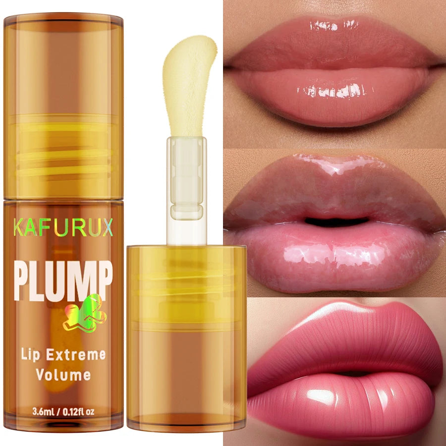 Ginger Lip Balm Turmeric Plumper Oil Radiant Fuller Lips Smoother