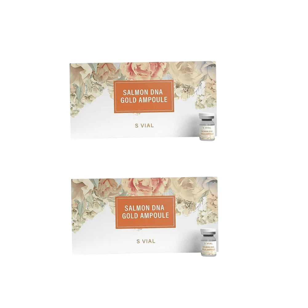 Salmon DNA Gold Ampoule Serum Kit – Brightening & Moisturizing Facial Ampoule Serum Zpaxo B