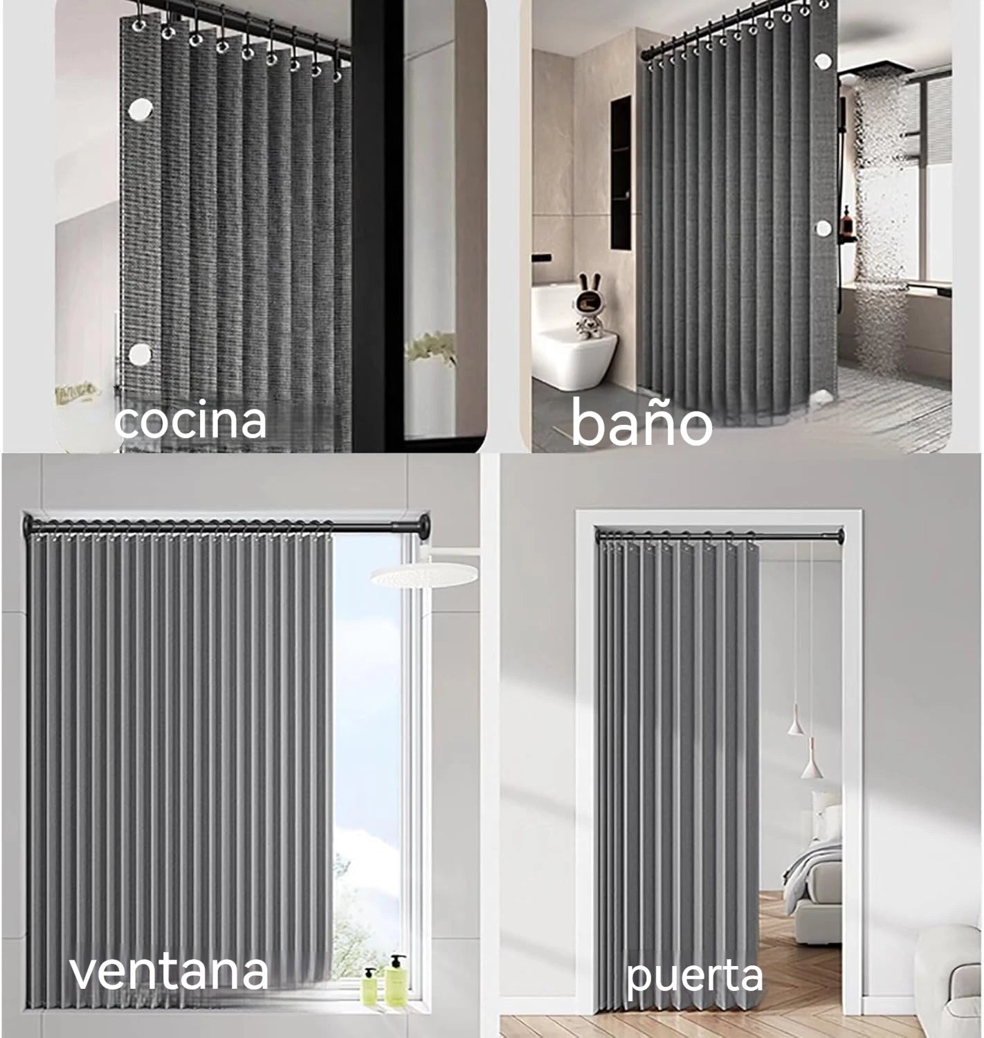 Bathroom Folding Linen Shower Curtain with Magnets Waterproof Suitable for Walk-in Shower Does Not Include Telescopic Rod Zpaxo