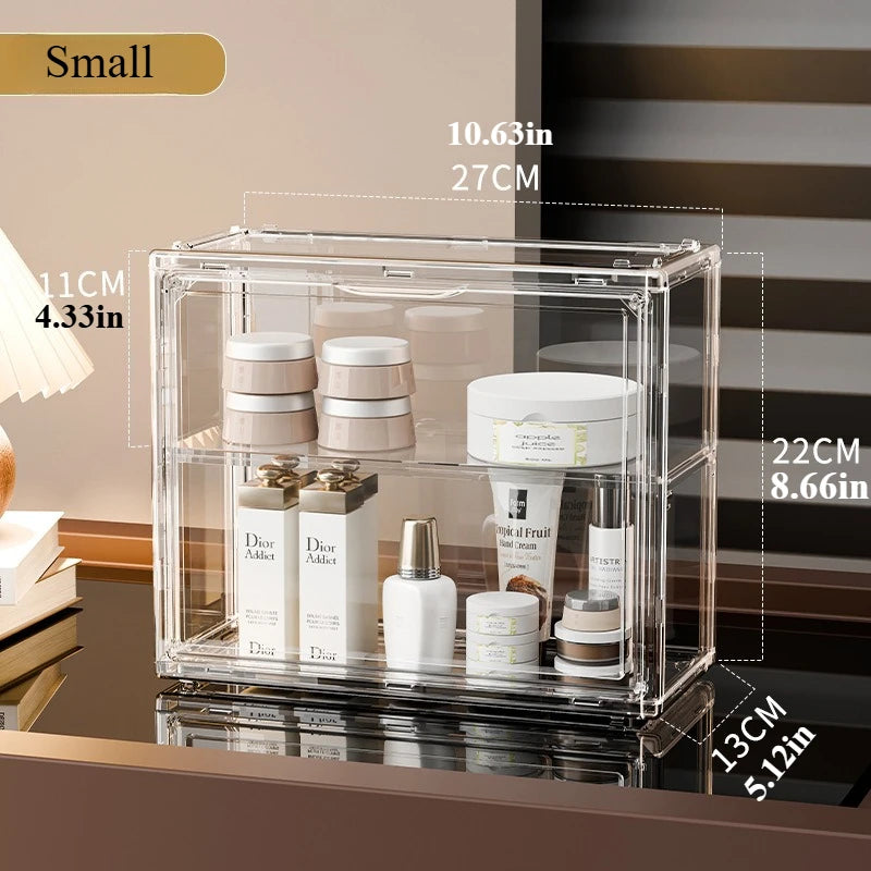 Handmade Resin Display Case Portable Collectible Storage Box Dolls