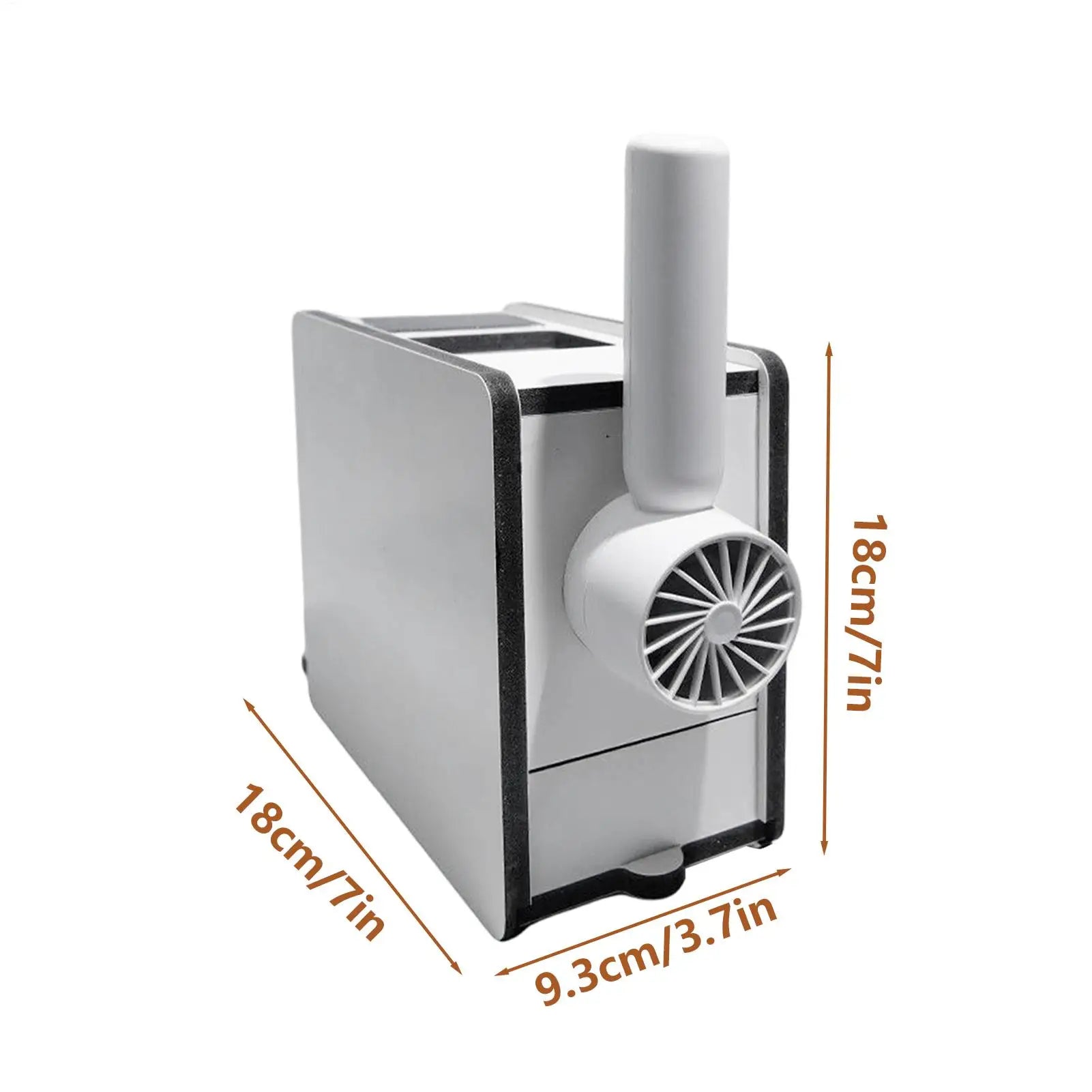 Wooden Bird Food Cleaning Blower Portable Handheld Fan Feed Shelling