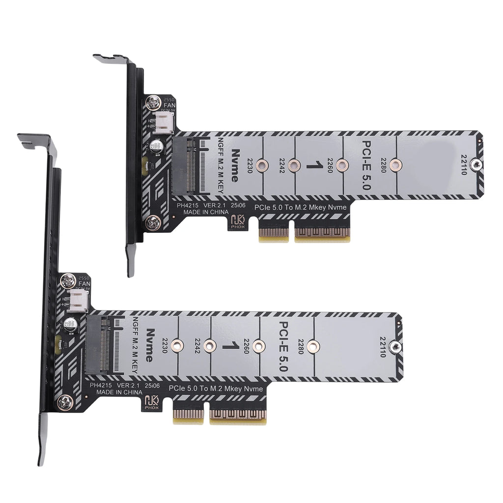 M 2 NVME SSD PCIe X4 Adapter Expansion Card Full Height Low Profile