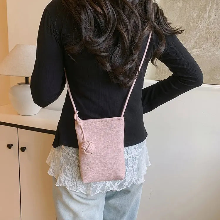 Phone Bag Women Leather Small Crossbody Designer Cell Lightweight