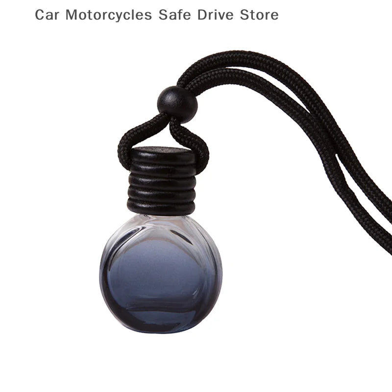 CM1Psc Black Cap Dyed Square Empty Bottle Car Essential Oil Diffuser