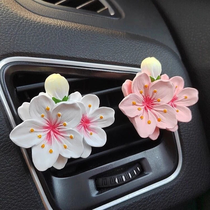 Peach Blossom Car Vent Clip Air Freshener | Aroma Diffuser