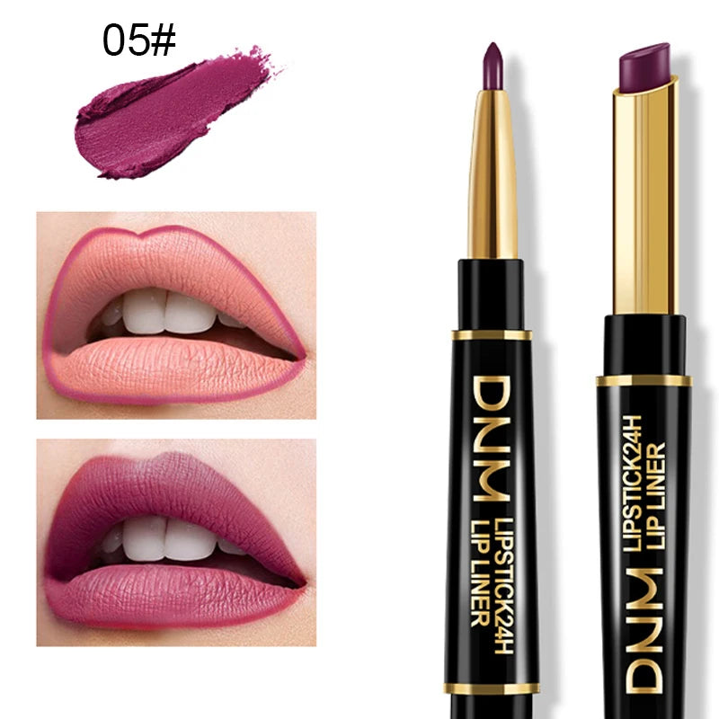 1 Non-stick Cup Long Lasting Lipstick Lip Liner Waterproof Matte Lips Zpaxo 05 1PCS