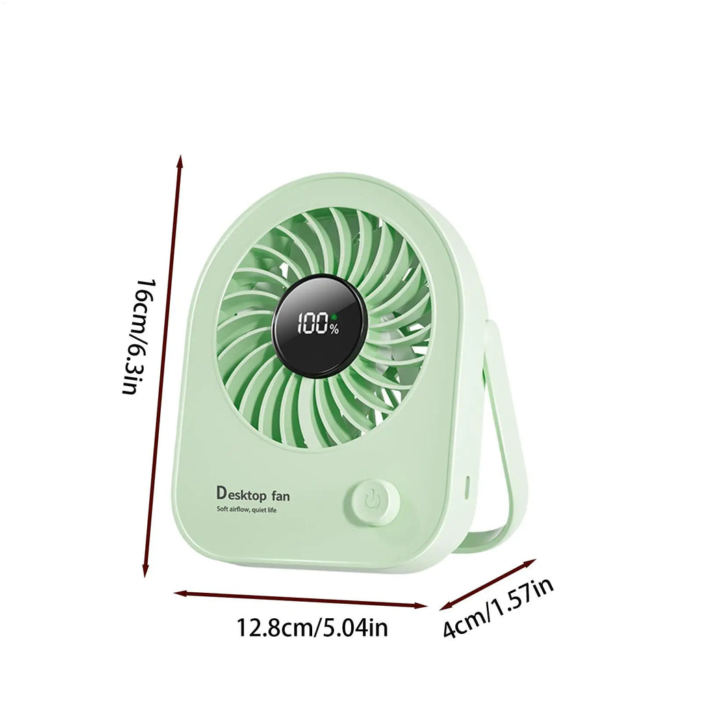 Desk Fan For Office 180 Adjustable Rechargeable Personal Cooling Battery Operated Portable Fan For Home Office Dorm Outdoor Zpaxo