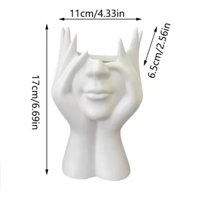 Human Body Art Silicone Pen & Makeup Brush Holder | Desk Organizer Desk Organizer Zpaxo