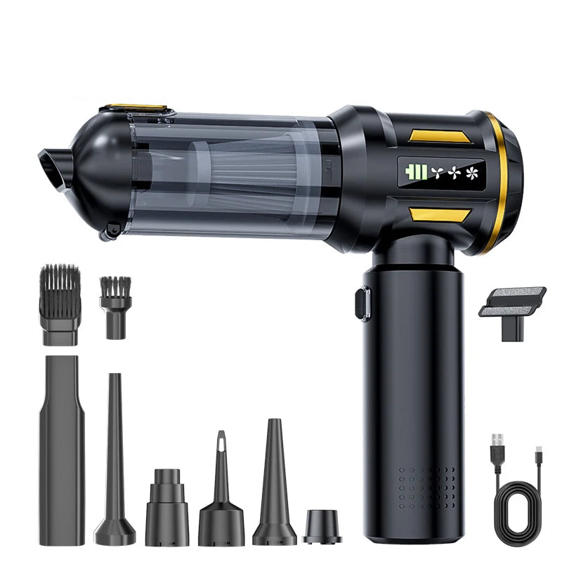 Car Vacuum Cleaner Wireless Portable 16000PA Strong Suction Handheld