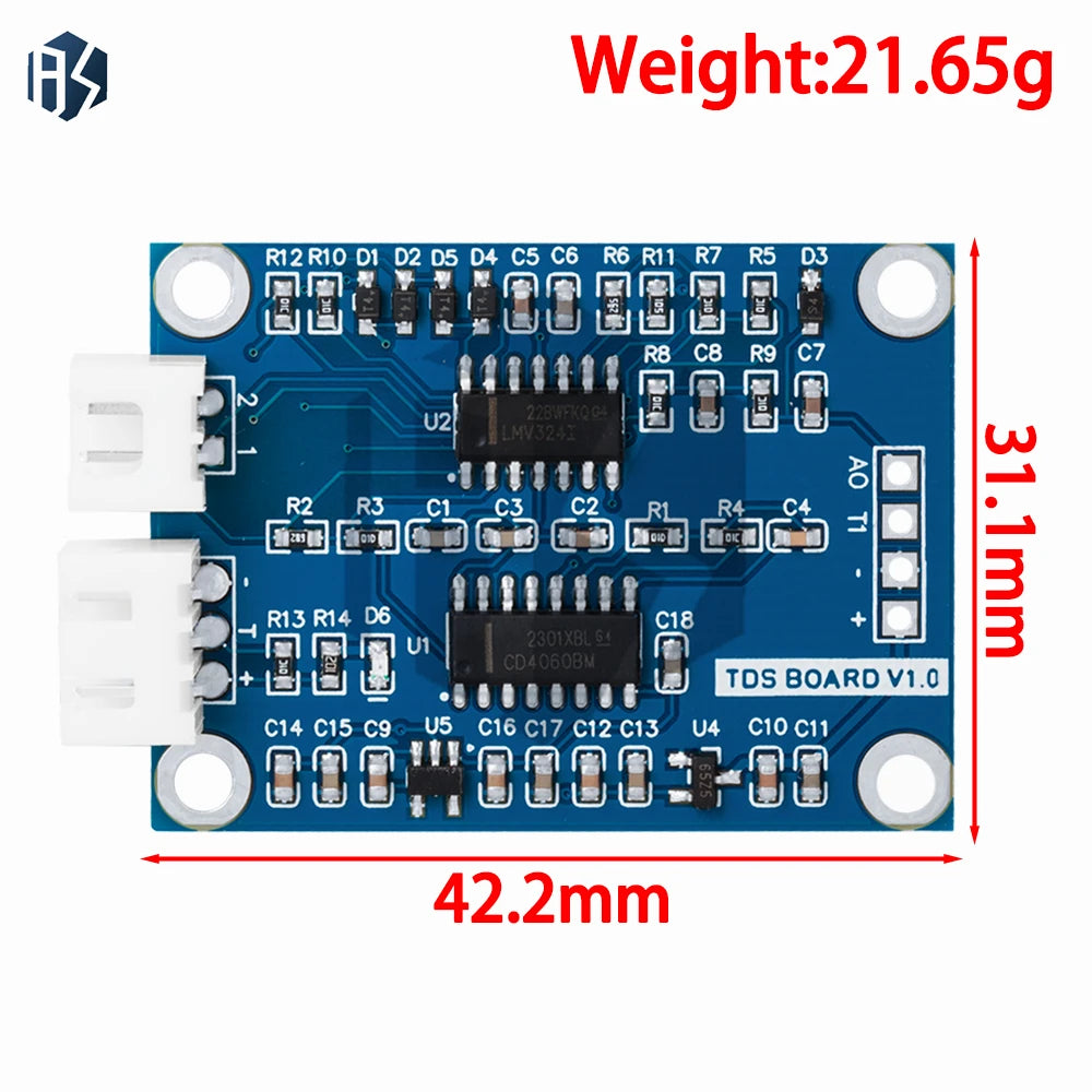 5v TDS Temperature Multi-parameter Water Sensor Analog Digital Output Zpaxo