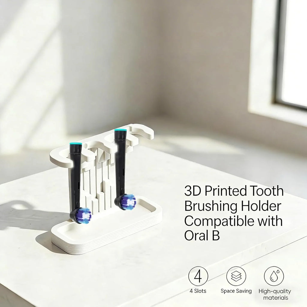 Electric Toothbrush Head Holder Oral B 3D Printed Tooth Brushing