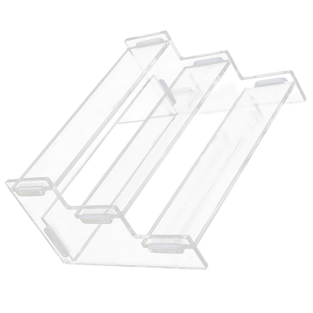 Three Layers Acrylic Storage Rack Transparent Organizer Shelf