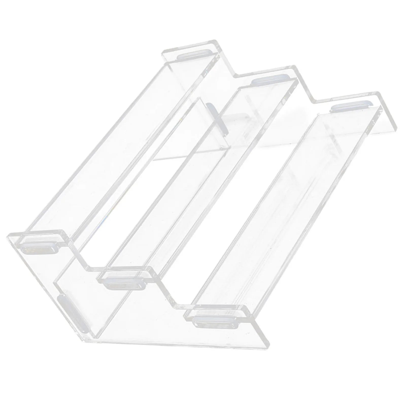 Three Layers Acrylic Storage Rack Transparent Organizer Shelf