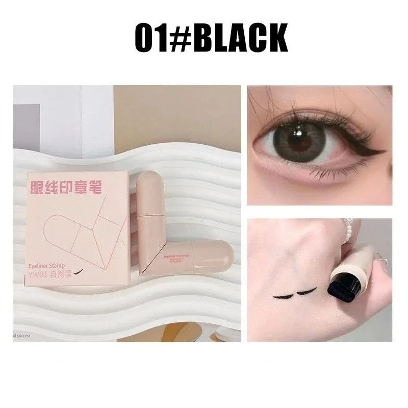 Lazy Integrated Eyeliner Stamp Dual-head Rotatable Precise Outline
