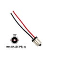 Pack of 2 Automotive Light Sockets; Male Base Connector for 1156 1157 LED Turn Signal Bulbs Zpaxo 1156 BA15S