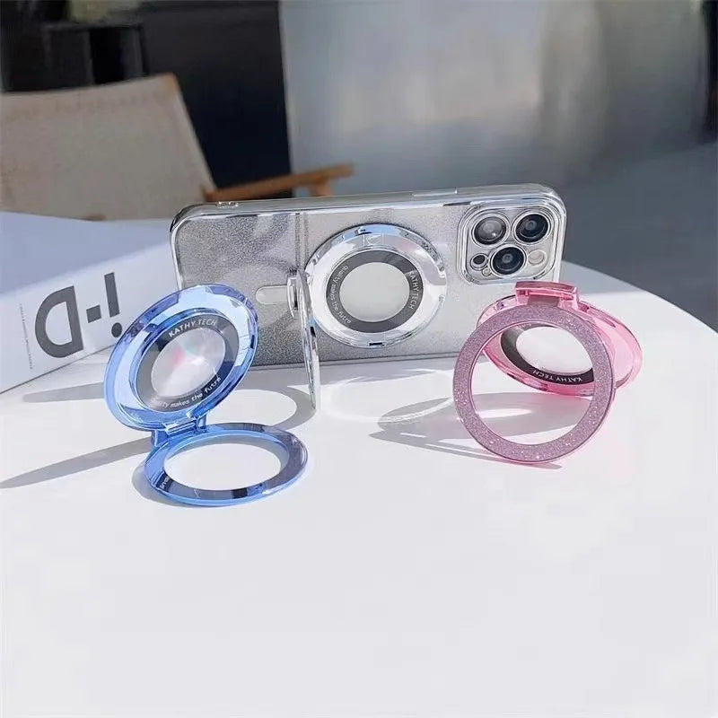 Bling Glitter Ring Holder MagSafe Phone Stand – iPhone & Samsung Phone Ring Holder Zpaxo