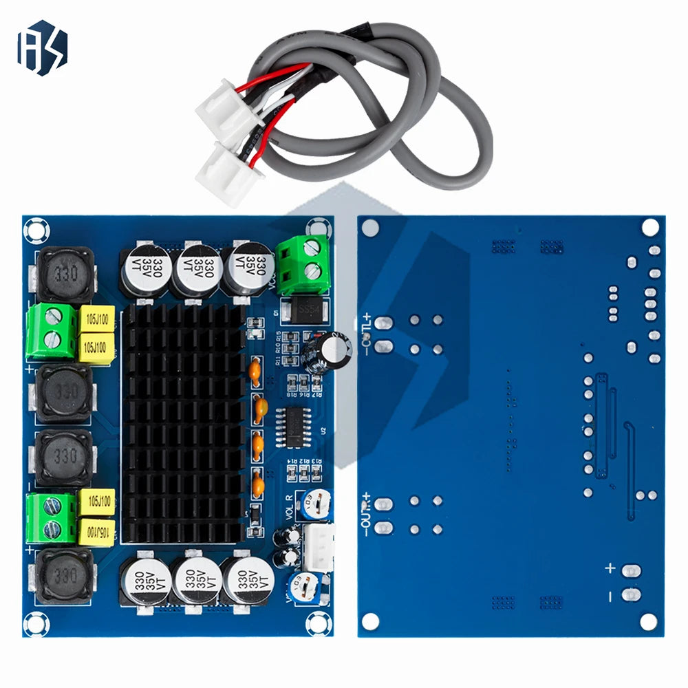 XH-M543 2x120W Dual Channel Audio Amplifier Module Hi-fi Stereo Zpaxo