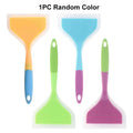 Silicone Spatula Wide Pancake Turner Nonstick Heat-Resistant Pancake Shovel for Cooking Baking Color Random Zpaxo 1PC Random Color