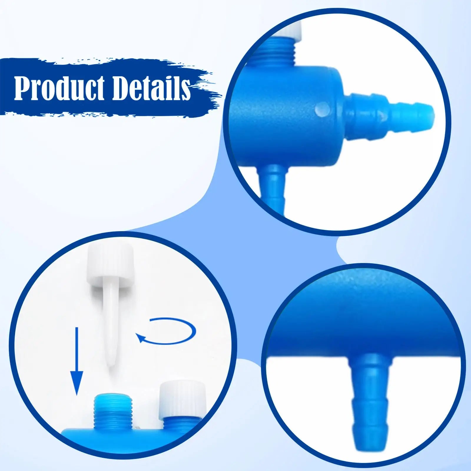 Aquarium Air Control Valve Distributor Splitter Professional Tubing Zpaxo