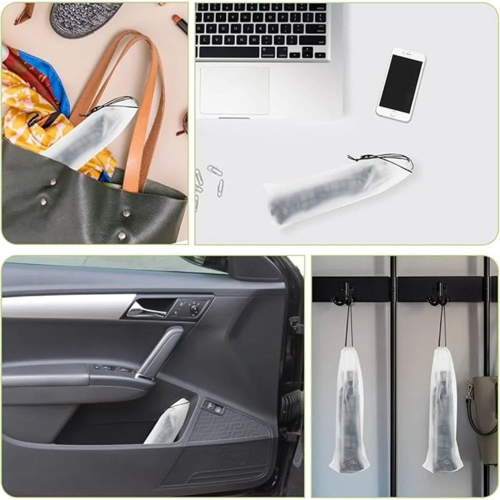 Wet Umbrella Bag – Leak-Proof Drawstring Sleeve for Travel