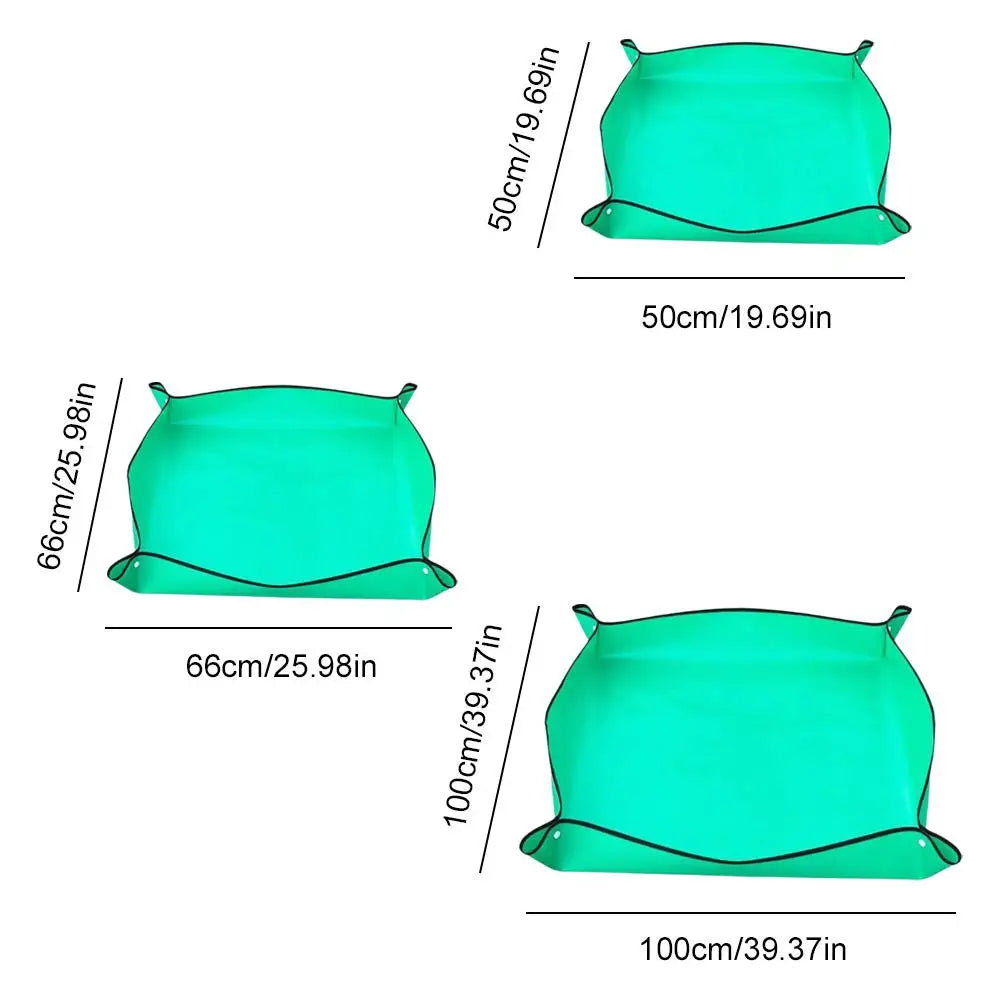 Waterproof Foldable Succulent Transplant Mat – S, M & L Gardening Transplant Mat Zpaxo
